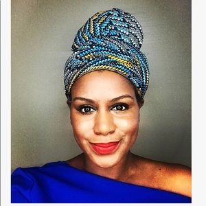 Ankara African Print Head Wrap